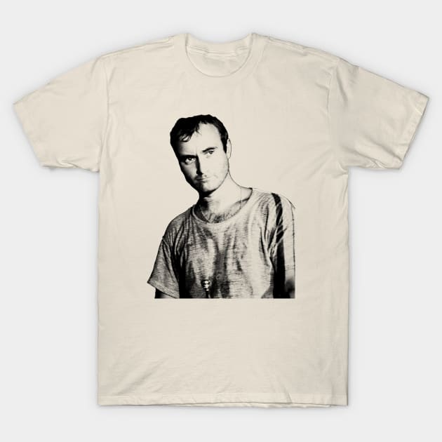 Phil Collins // Vintage Style Design T-Shirt by Indanafebry